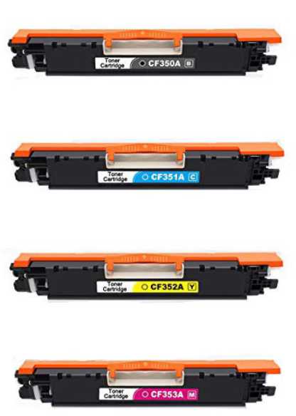 Kompatibler HP-Toner – CF350A / CF351A / CF352A / CF313A – No. 130A - 4Pack