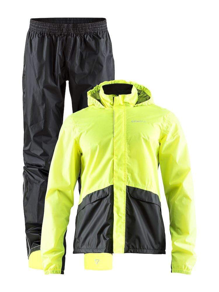Regenkombi für Herren in Signalfarben - Craft Transit Rain Set - WERBE-WELT.SHOP