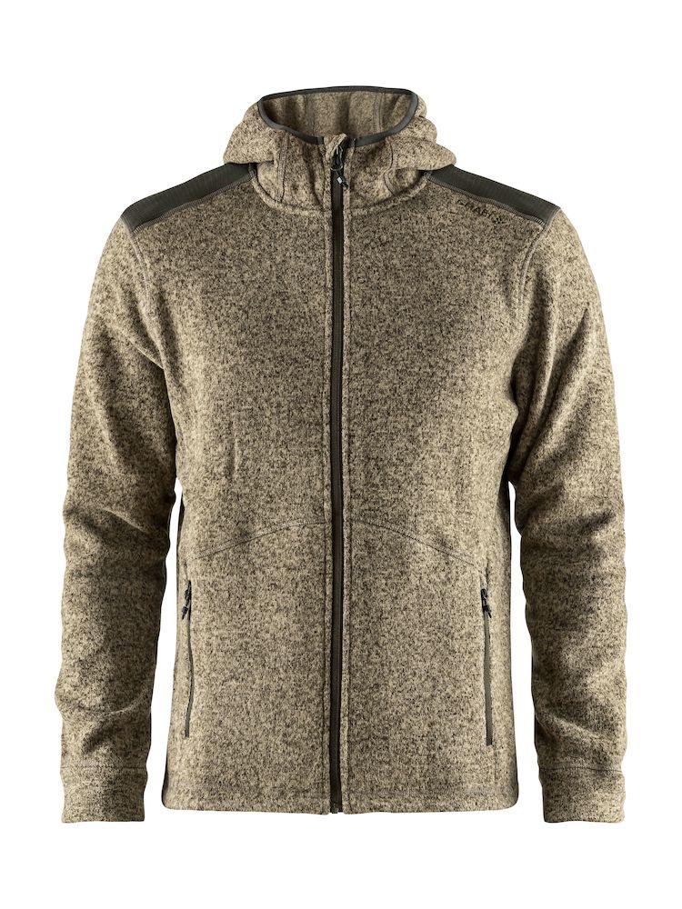 Kuschelige Wolljacke mit Kapuze für Herren - Craft - WERBE-WELT.SHOP