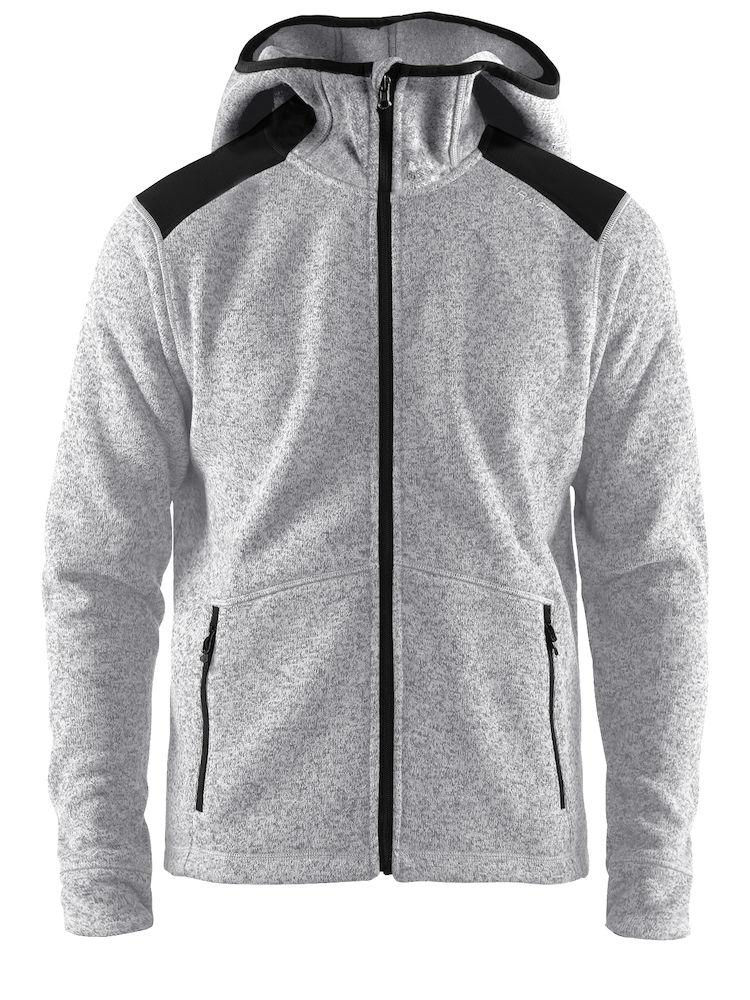 Kuschelige Wolljacke mit Kapuze für Herren - Craft - WERBE-WELT.SHOP